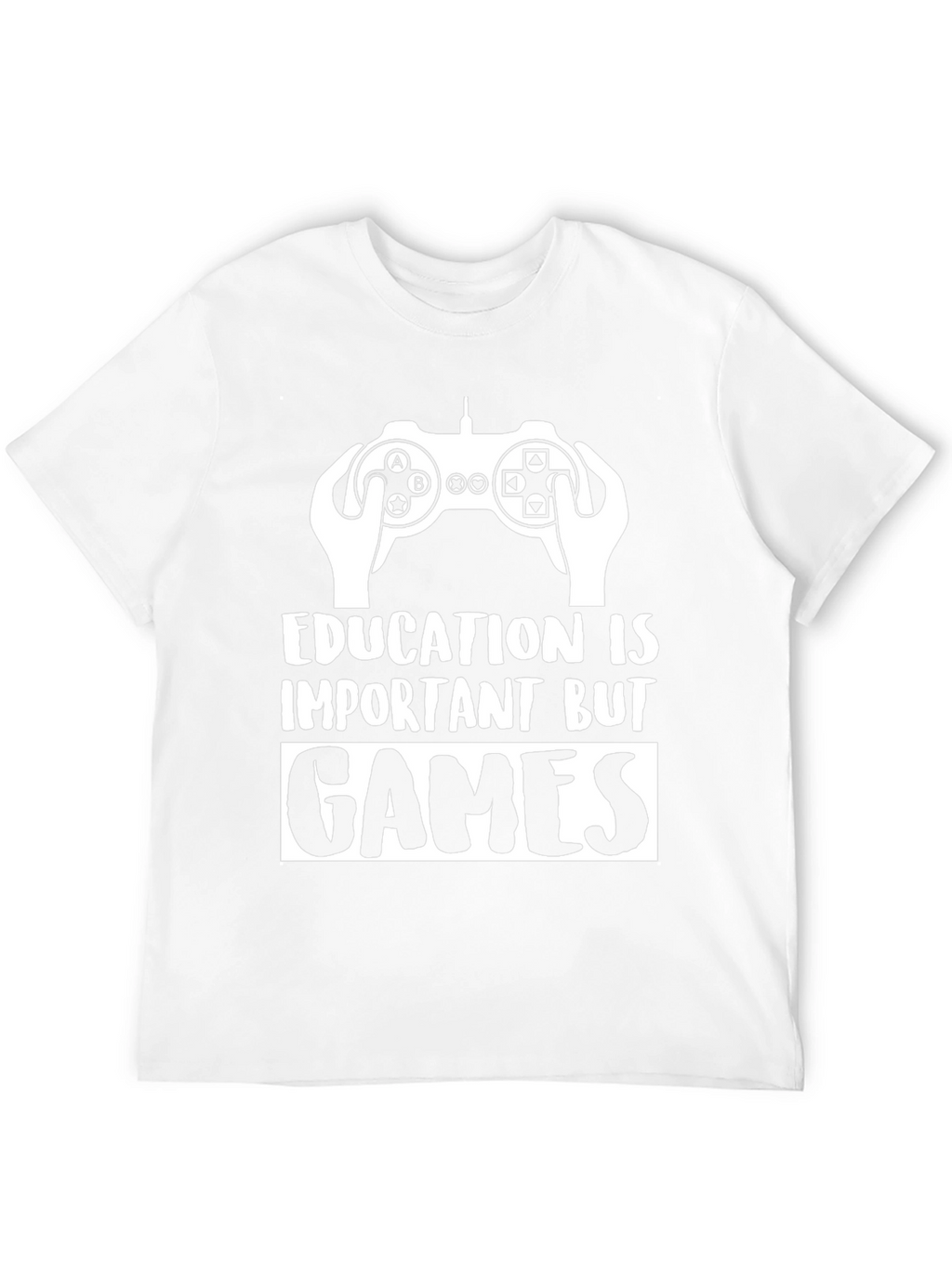Gamer T-Shirt - Education is Important But Games