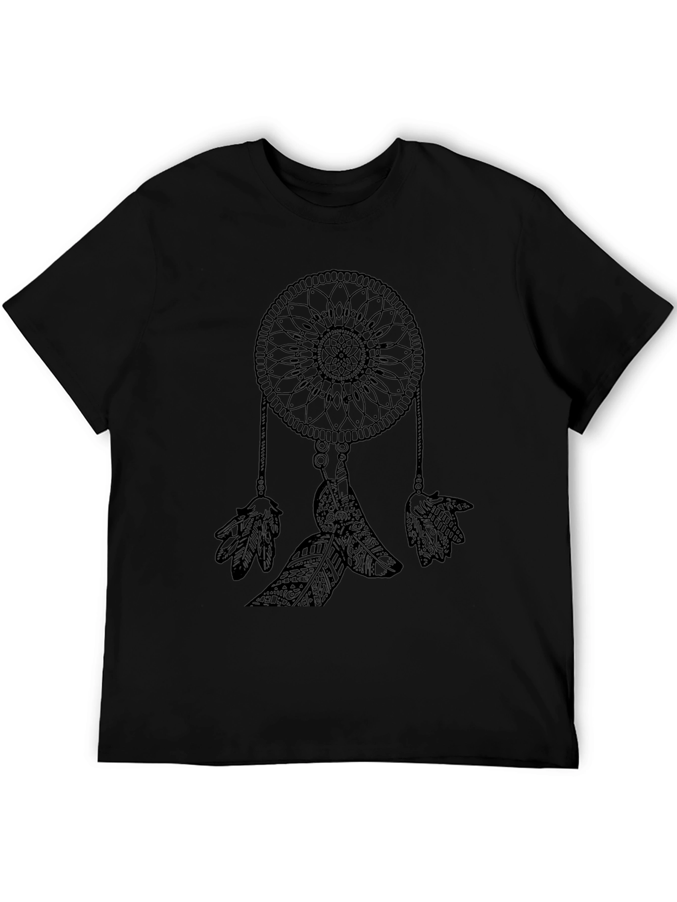 Dream Catcher Graphic Tee - Mens Black T-Shirt