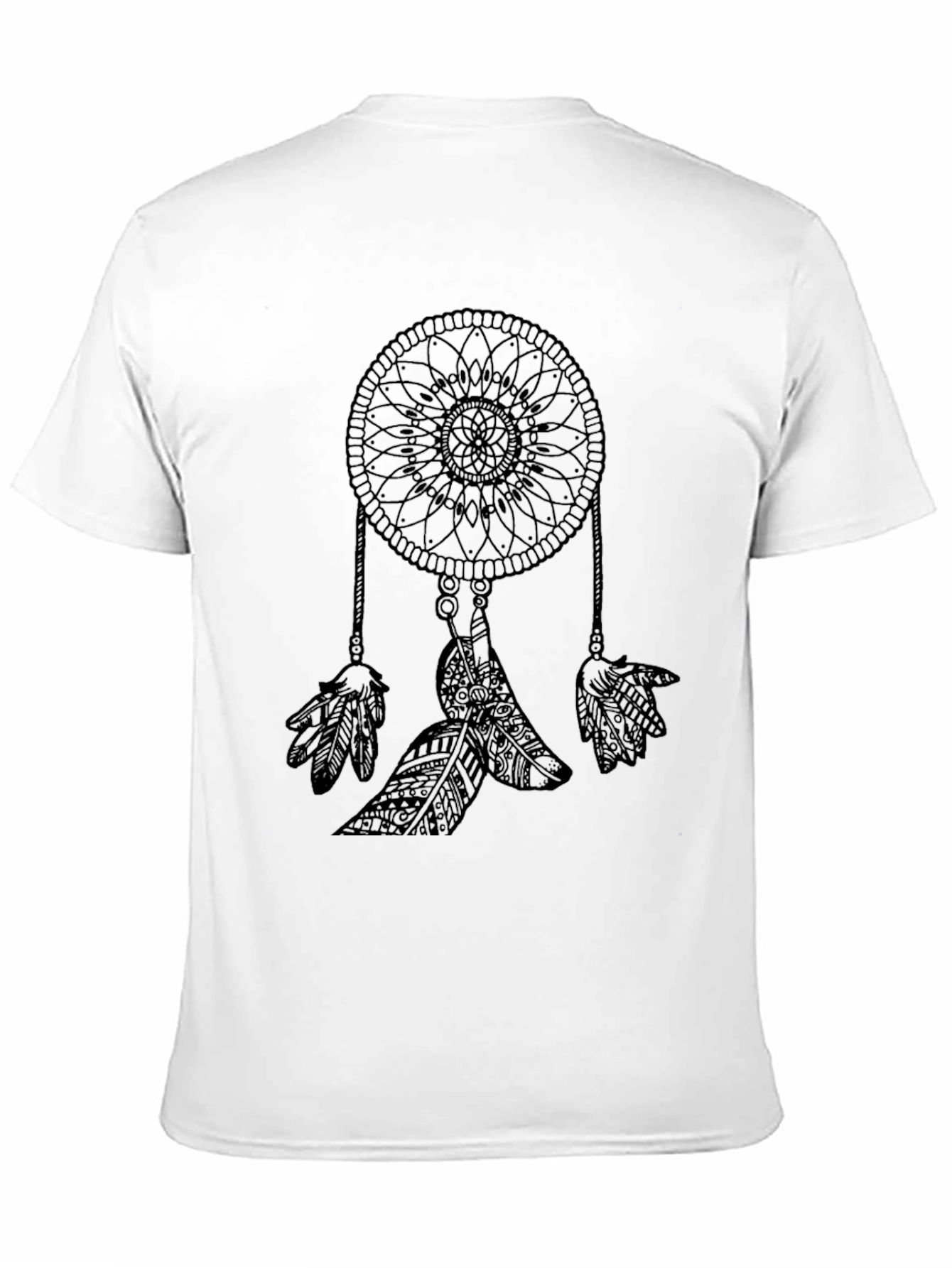 Dream Catcher Graphic Tee - Mens Black T-Shirt