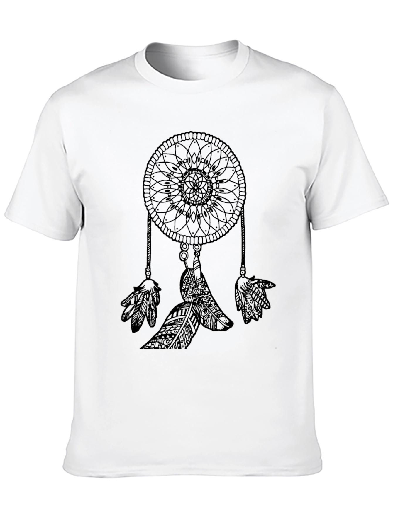 Dream Catcher Graphic Tee - Mens Black T-Shirt