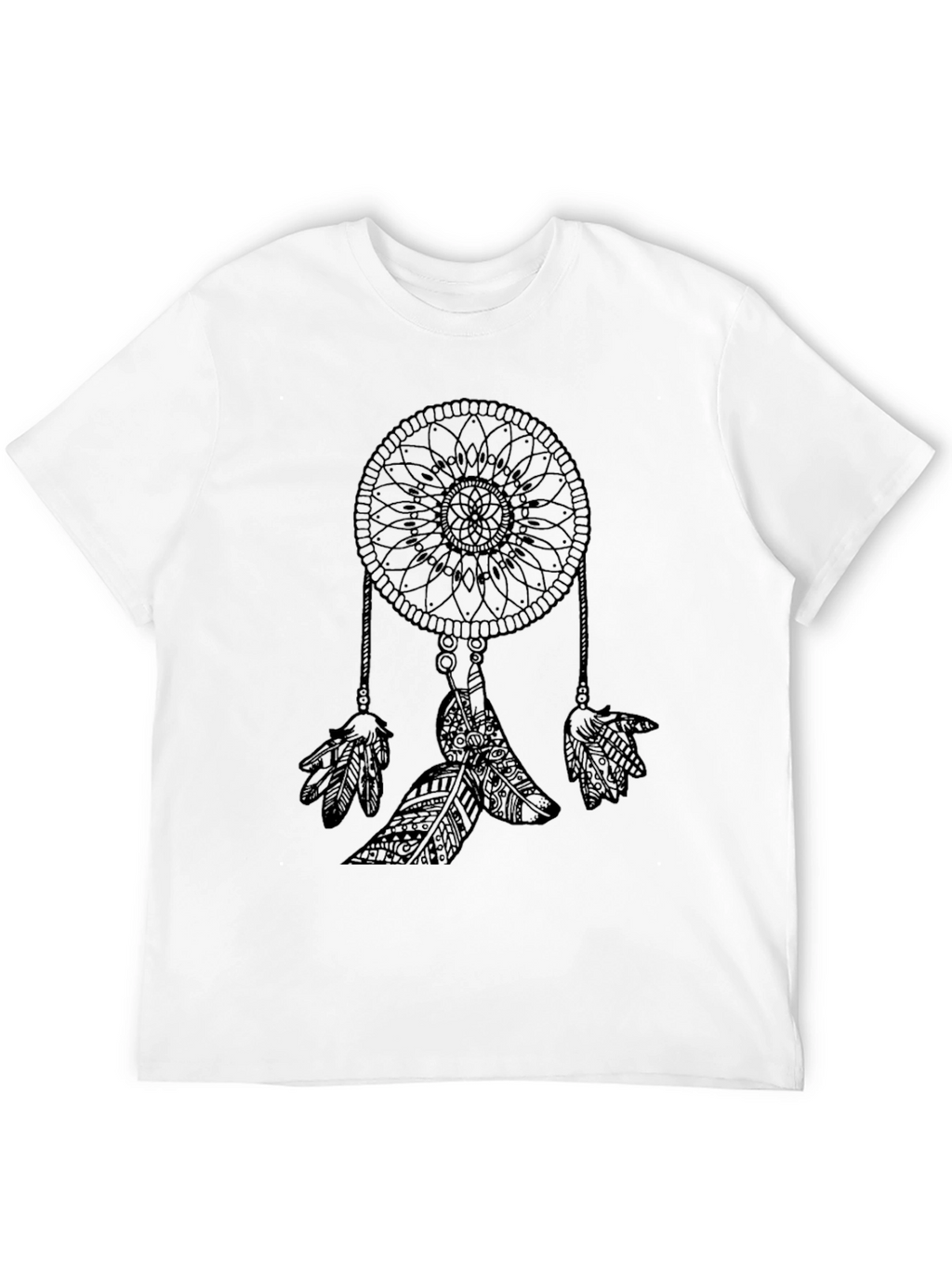 Dream Catcher Graphic Tee - Mens Black T-Shirt