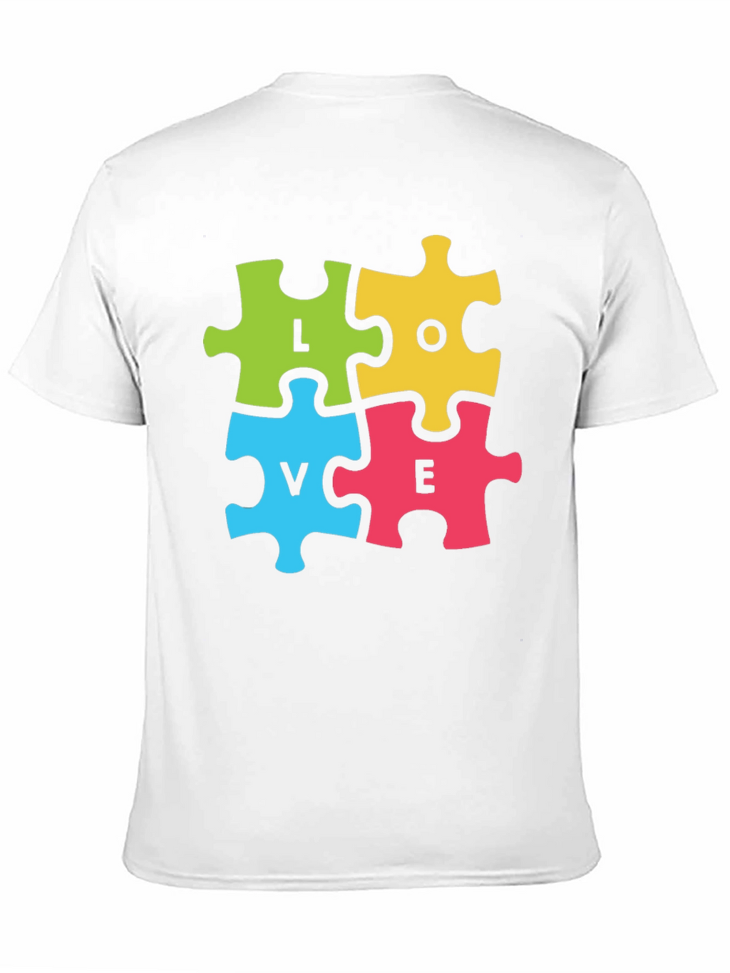 Love Puzzle Piece Graphic T-Shirt