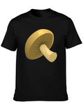Mushroom Graphic Tee -  Unisex Cotton T-Shirt