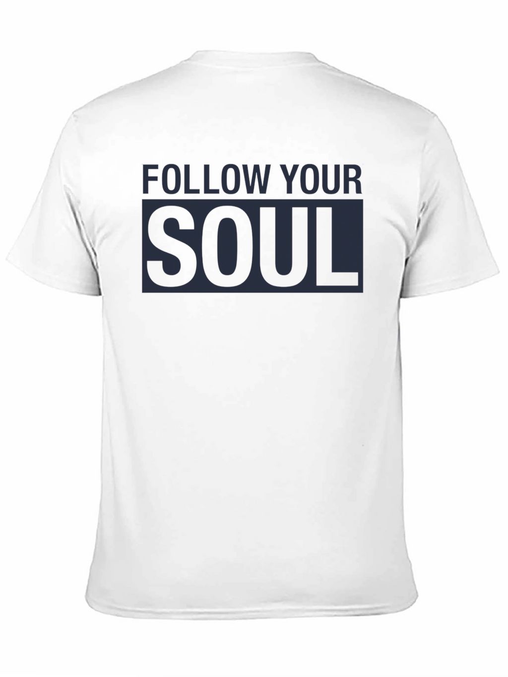 Follow Your Soul Graphic Tee - Black Cotton Blend