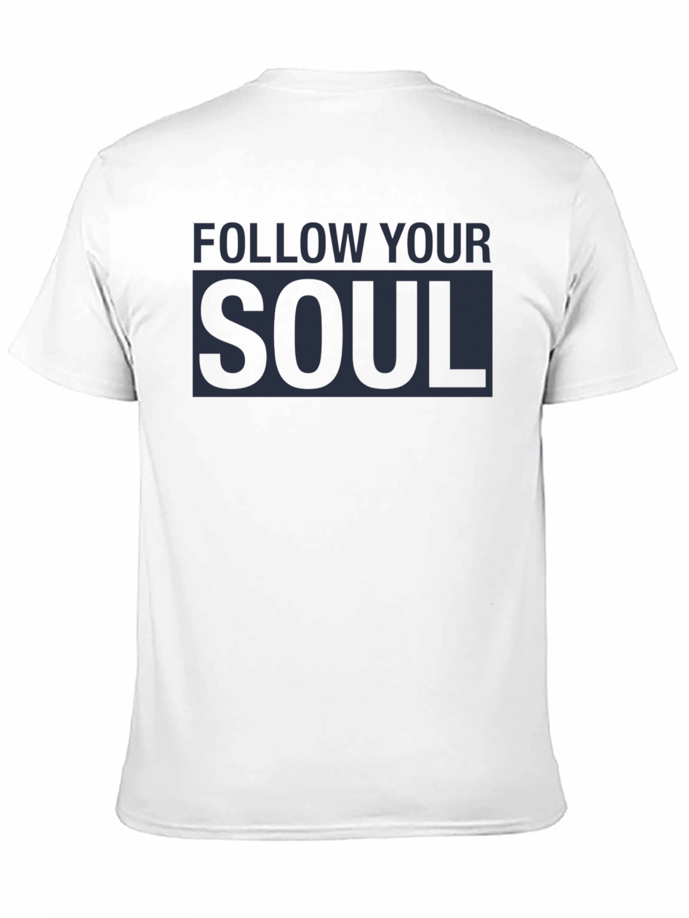 Follow Your Soul Graphic Tee - Black Cotton Blend