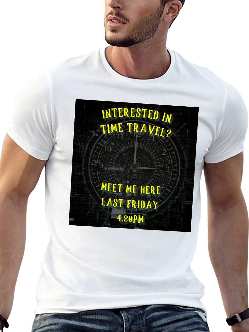 Time Travel Graphic Tee - Last Friday Meeting