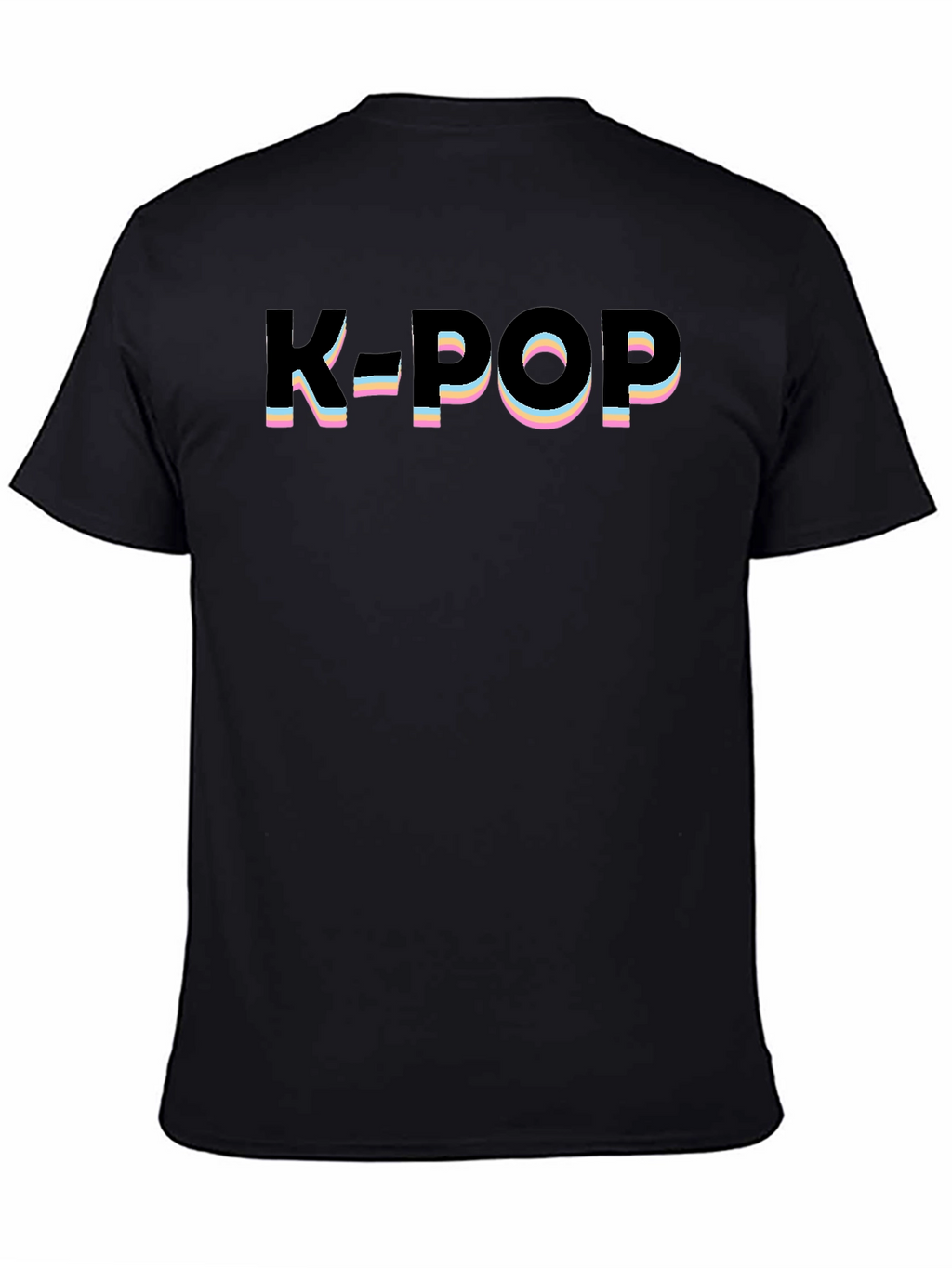 K-Pop Shirt - Black Cotton Tee