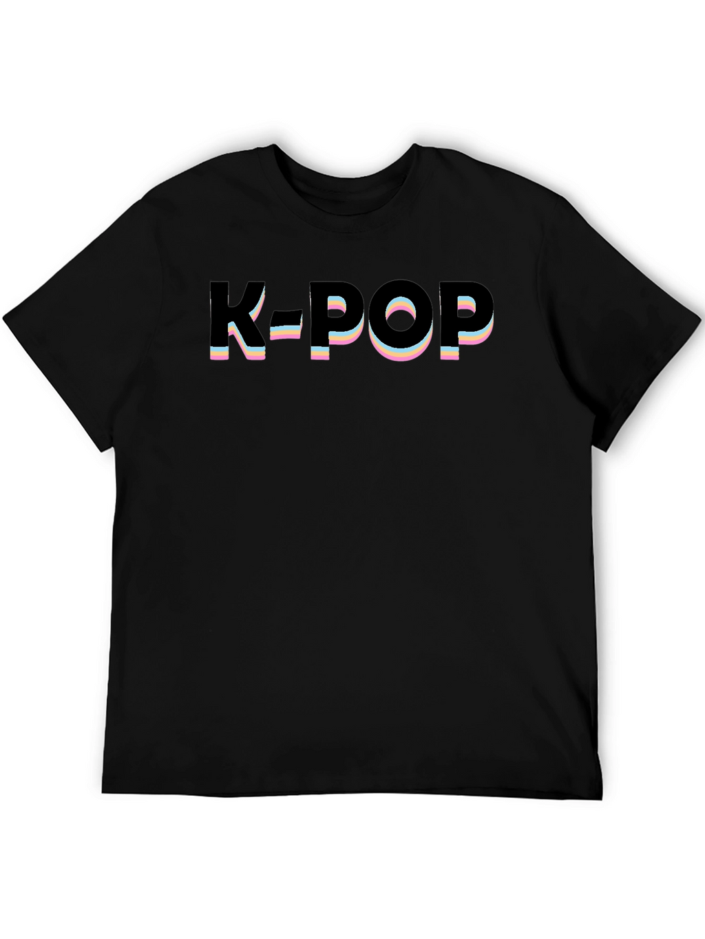 K-Pop Shirt - Black Cotton Tee