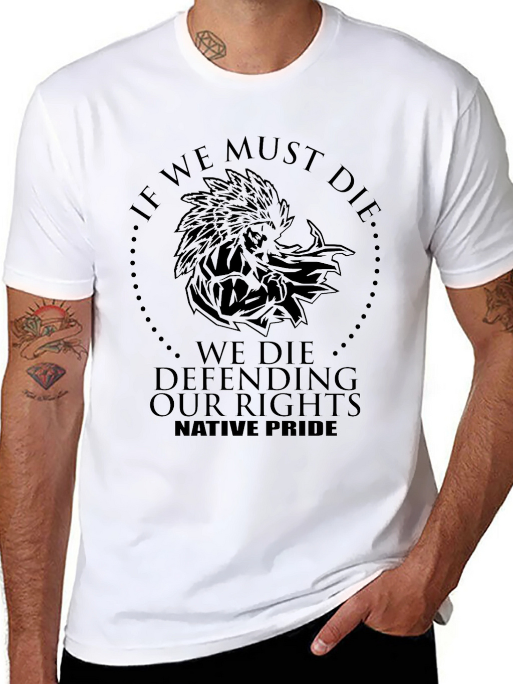 Native Pride T-Shirt: If We Must Die