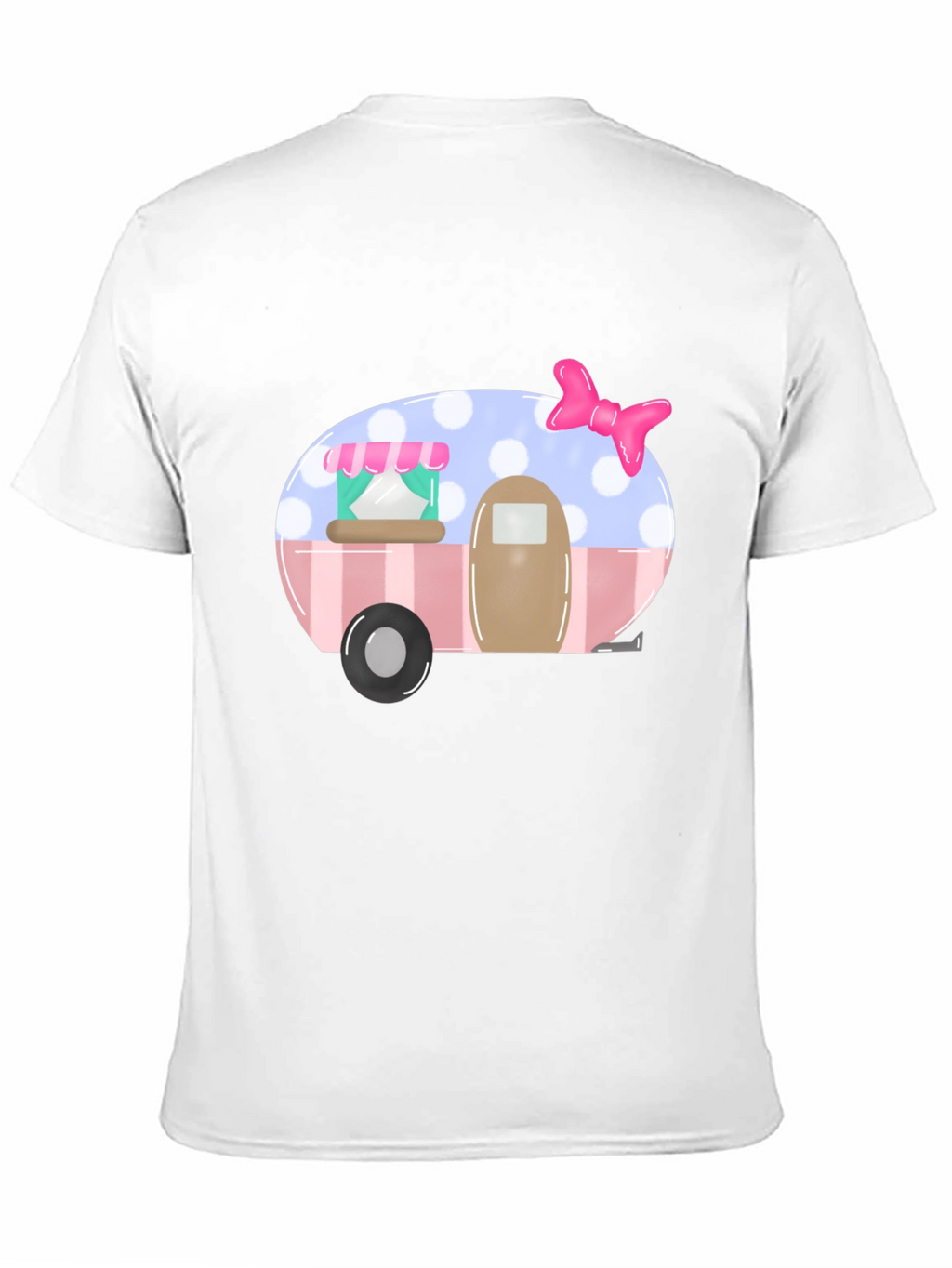 Cute Camper Graphic Tee - Black