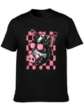 Cool Pig Graphic Print Black T-Shirt