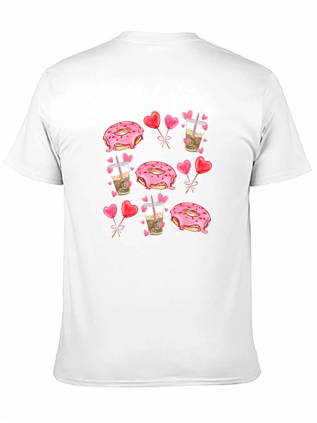 Donut & Boba Valentines Day T-Shirt