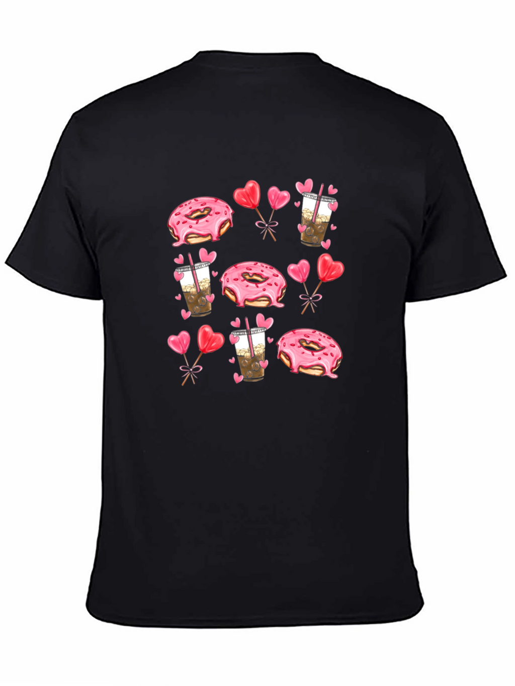 Donut & Boba Valentines Day T-Shirt