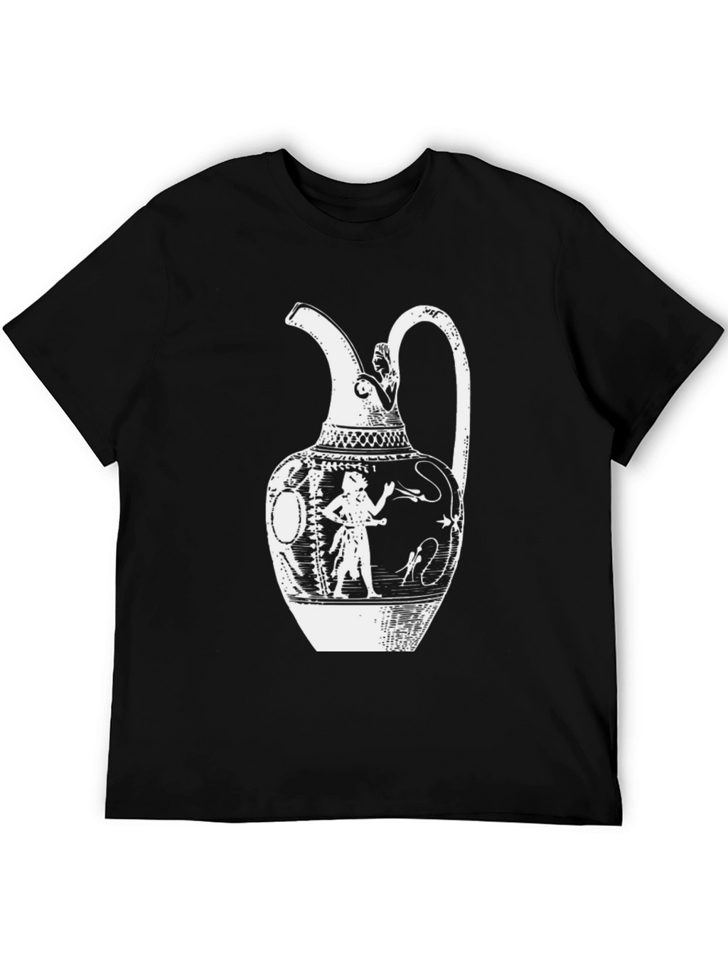 Ancient Vase Graphic Tee - Classic Black T-Shirt