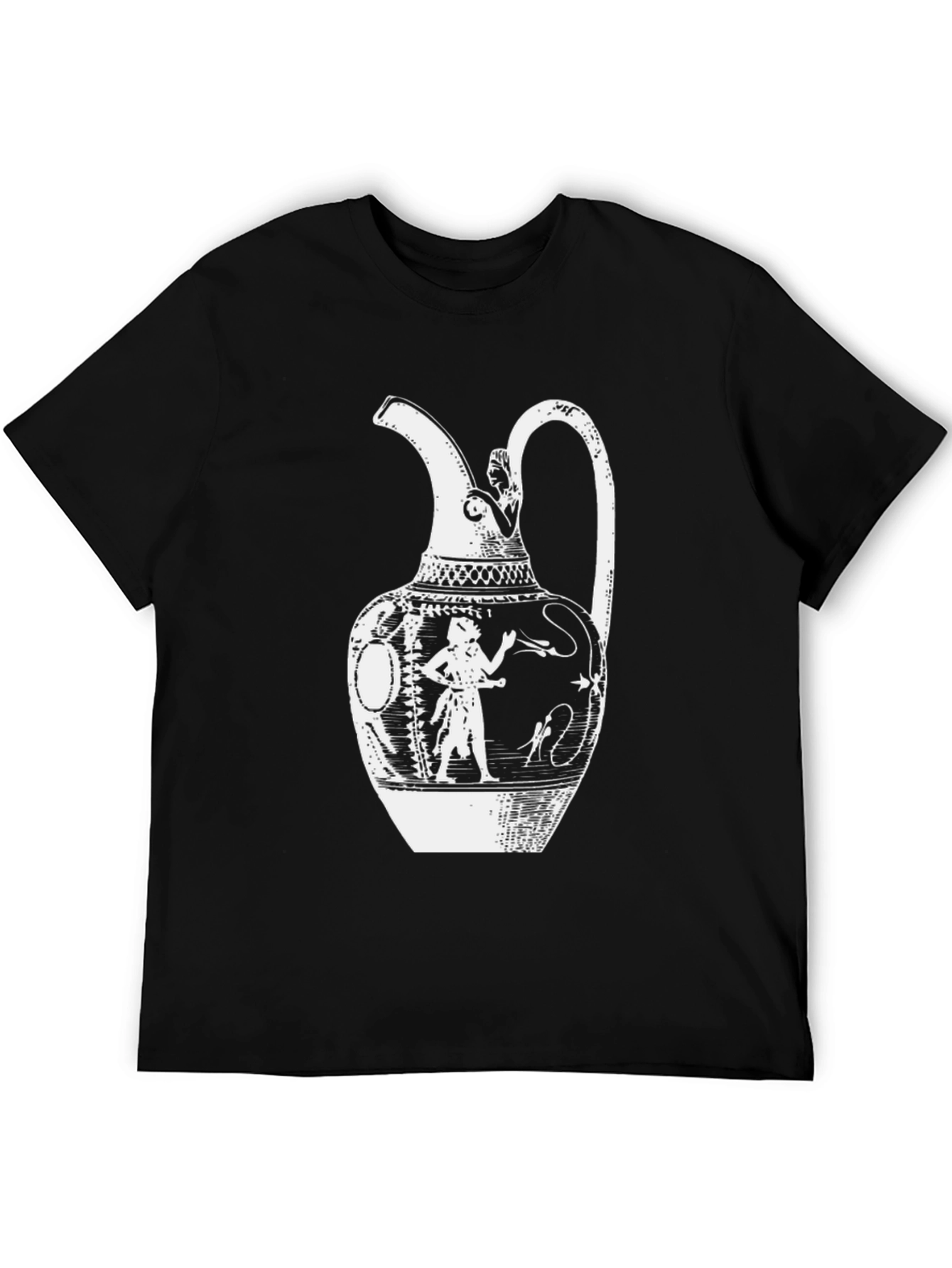 Ancient Vase Graphic Tee - Classic Black T-Shirt