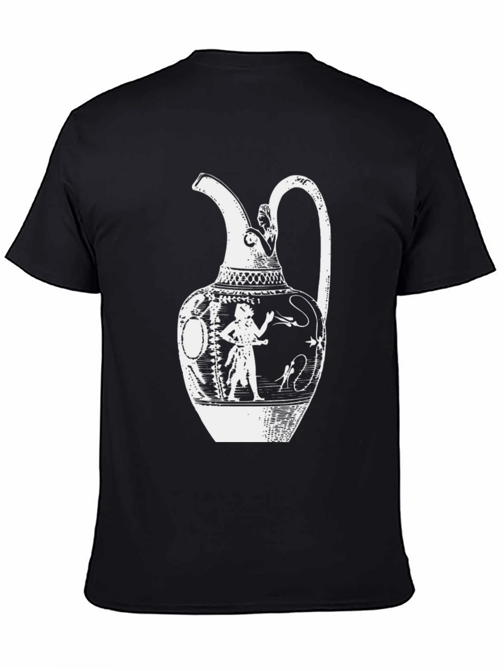 Ancient Vase Graphic Tee - Classic Black T-Shirt
