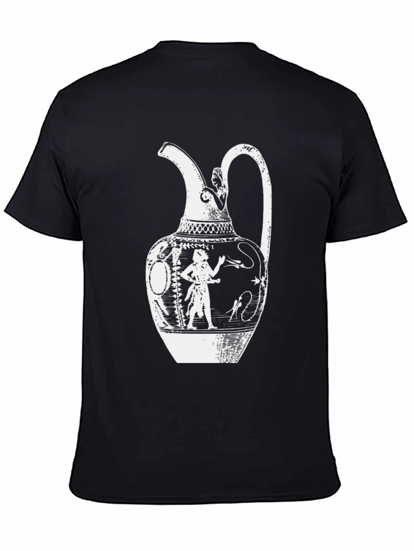 Ancient Vase Graphic Tee - Classic Black T-Shirt