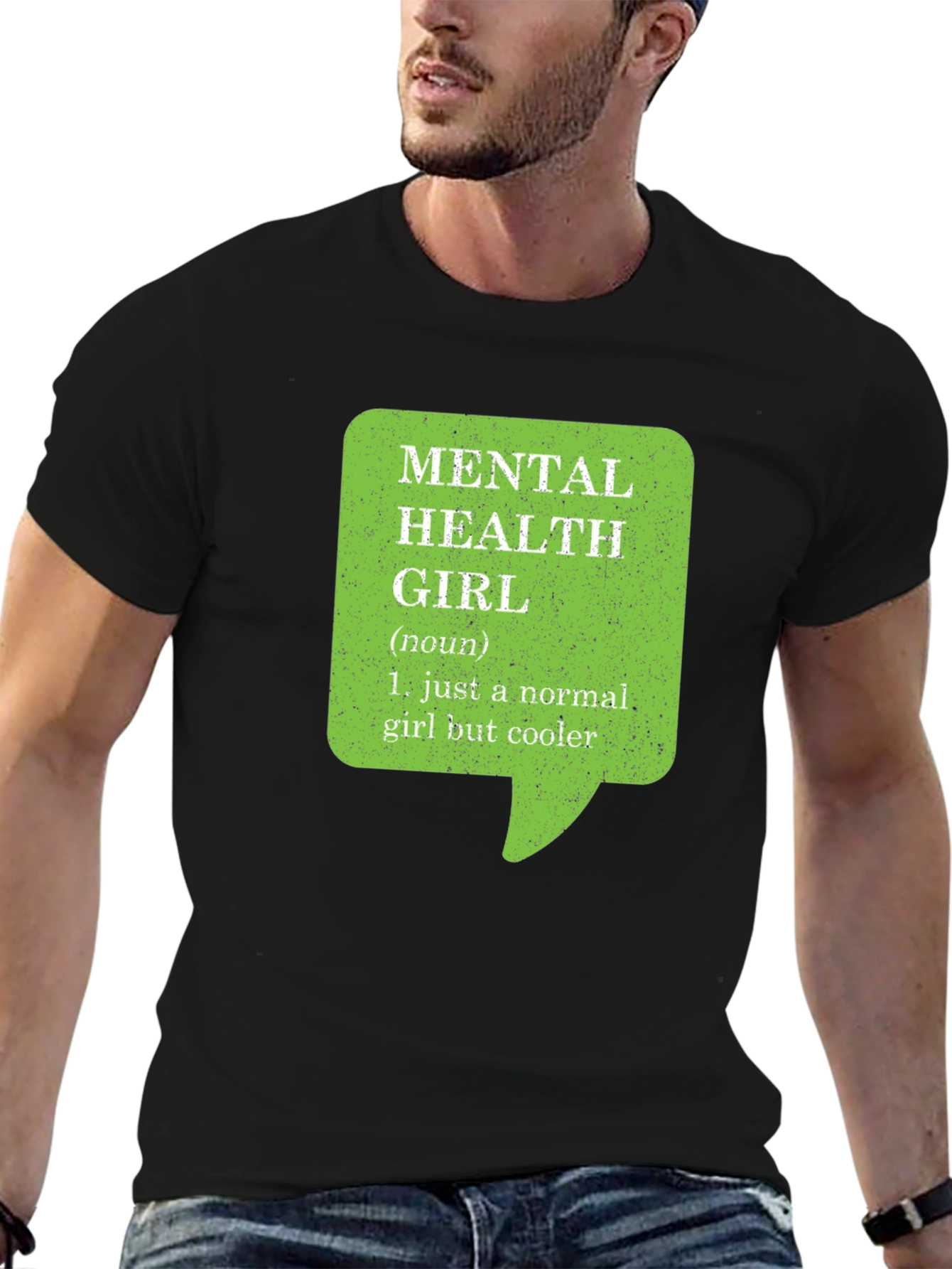 Mental Health Girl Graphic T-Shirt