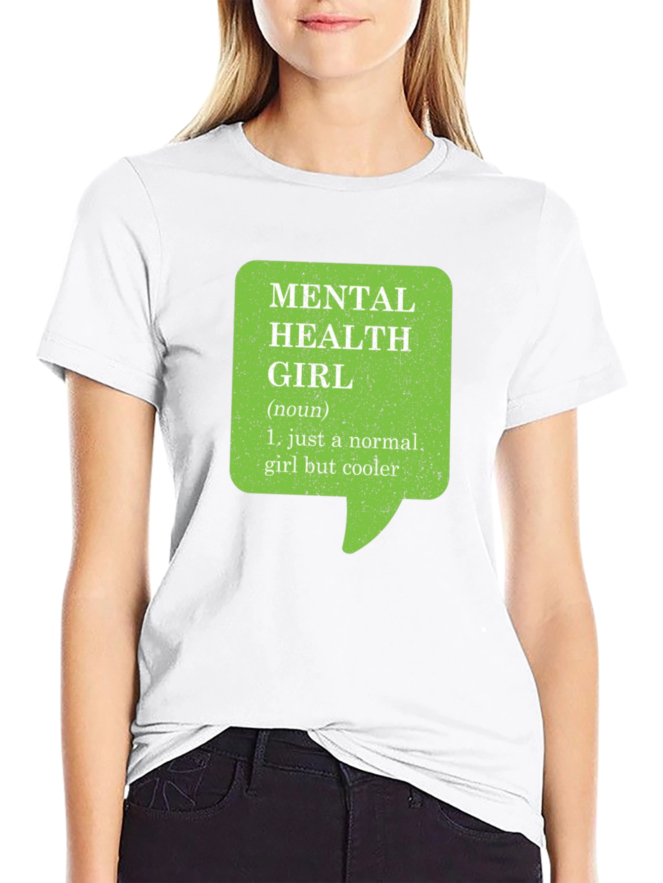 Mental Health Girl Graphic T-Shirt