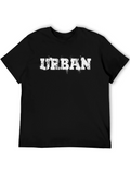 Urban Graphic T-Shirt - Stylish Black Tee