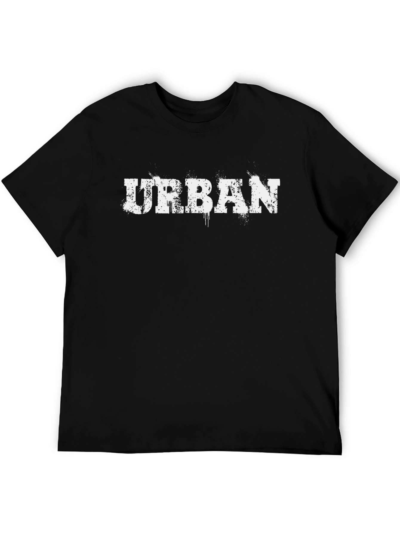 Urban Graphic T-Shirt - Stylish Black Tee