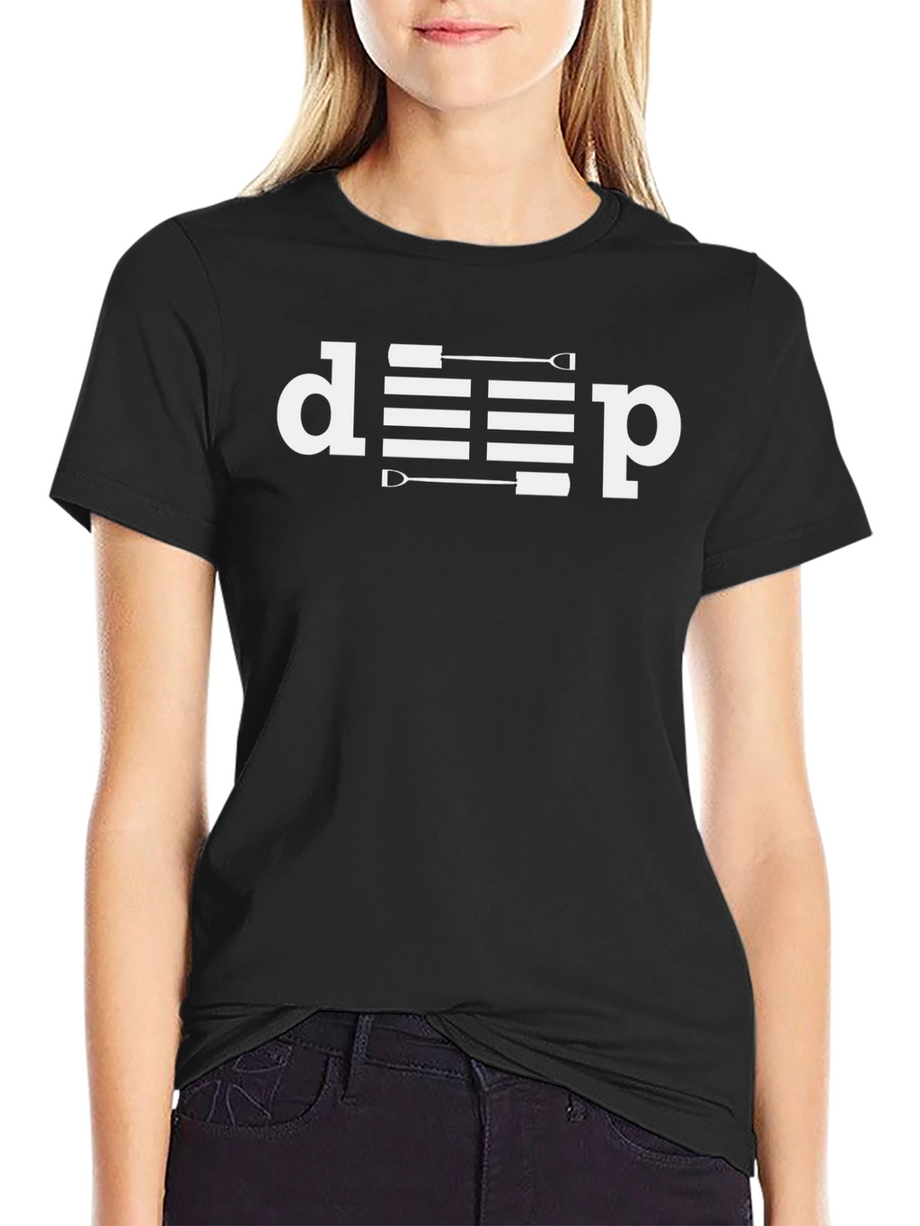 Deep Rowing T-Shirt - Black