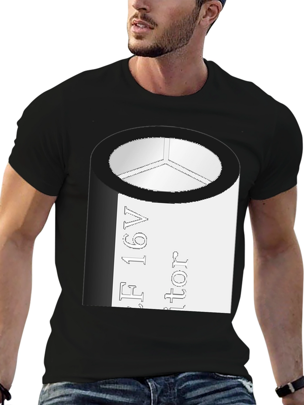 Capacitor T-Shirt - Geeky Electronics Tee