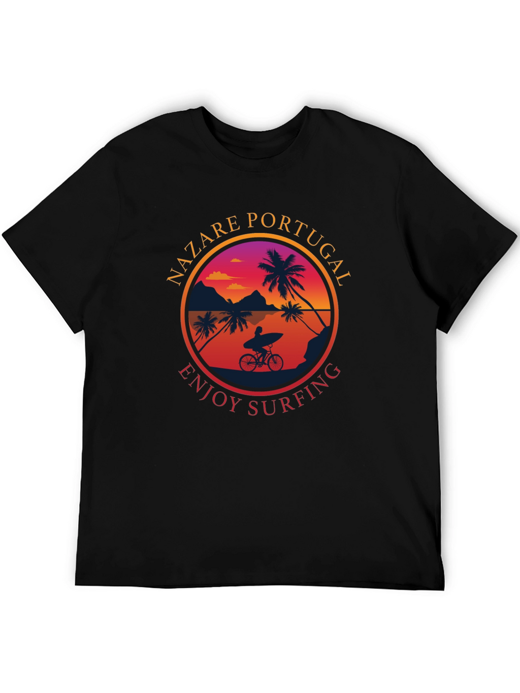 Nazaré Portugal Surfing T-Shirt