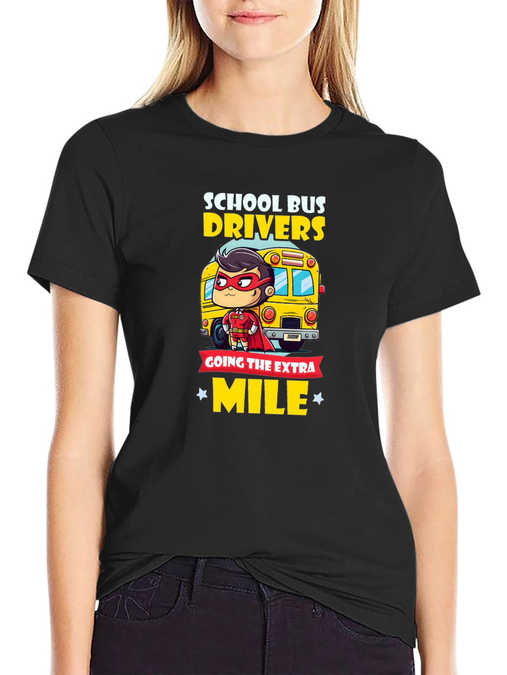 School Bus Driver Hero T-Shirt