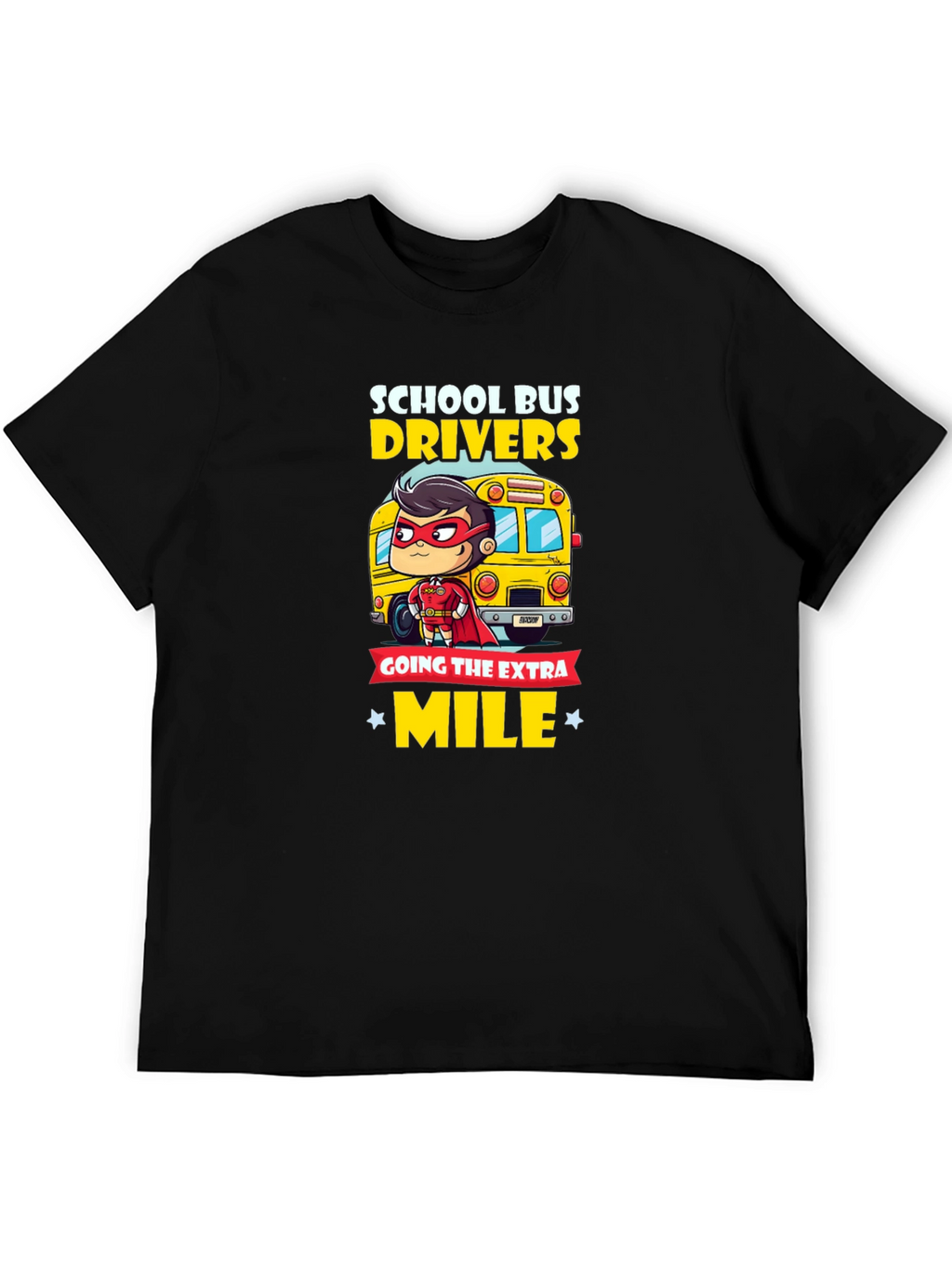 School Bus Driver Hero T-Shirt