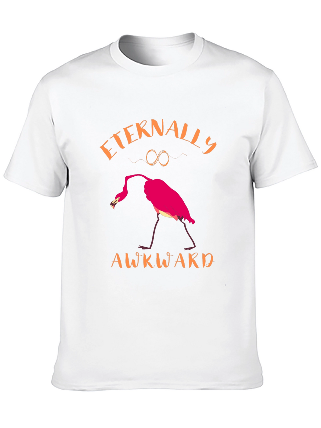 Eternally Awkward Flamingo Graphic Tee