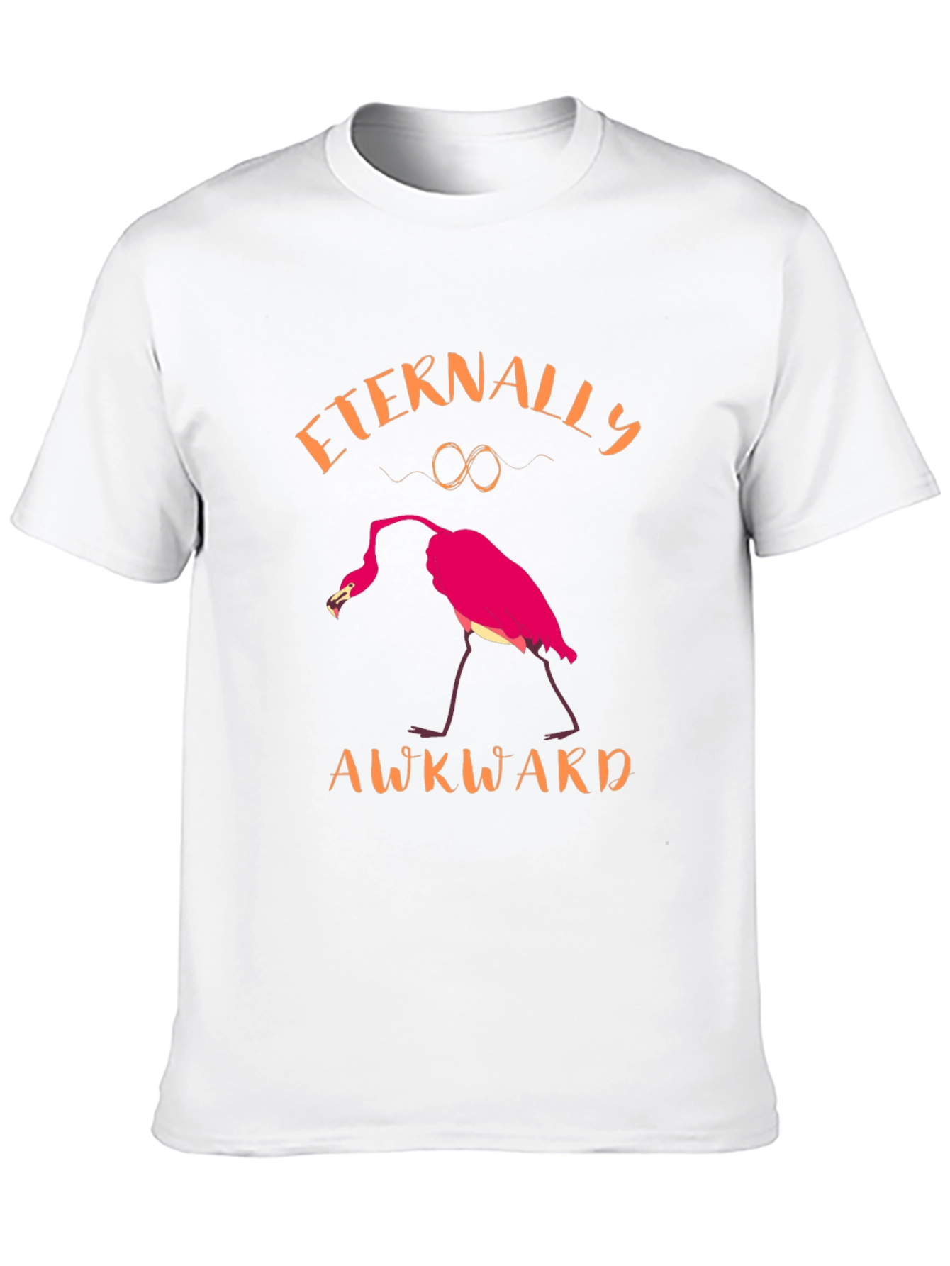 Eternally Awkward Flamingo Graphic Tee
