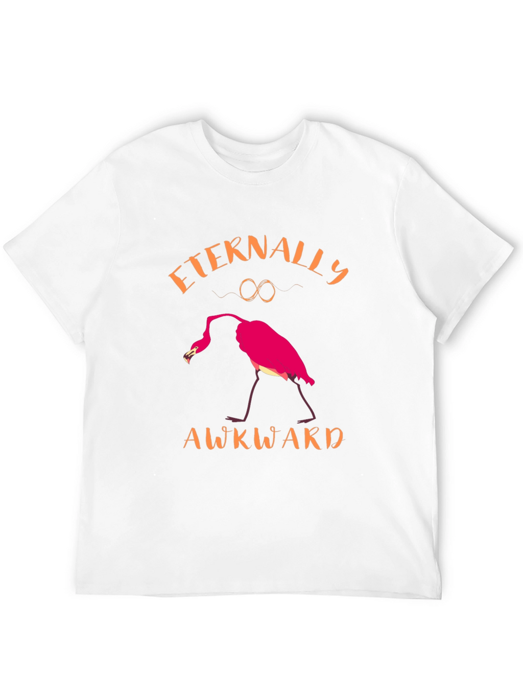 Eternally Awkward Flamingo Graphic Tee