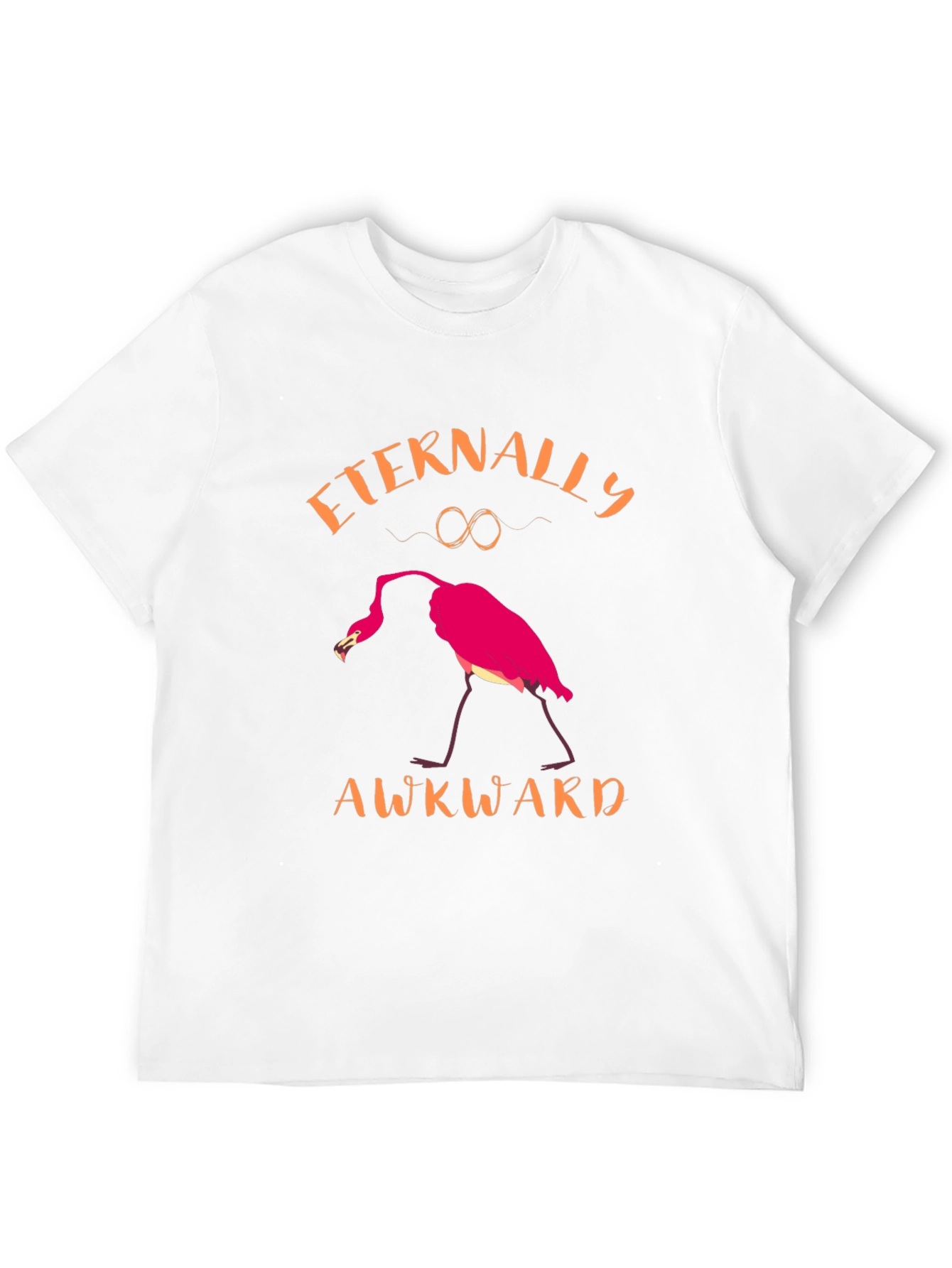 Eternally Awkward Flamingo Graphic Tee