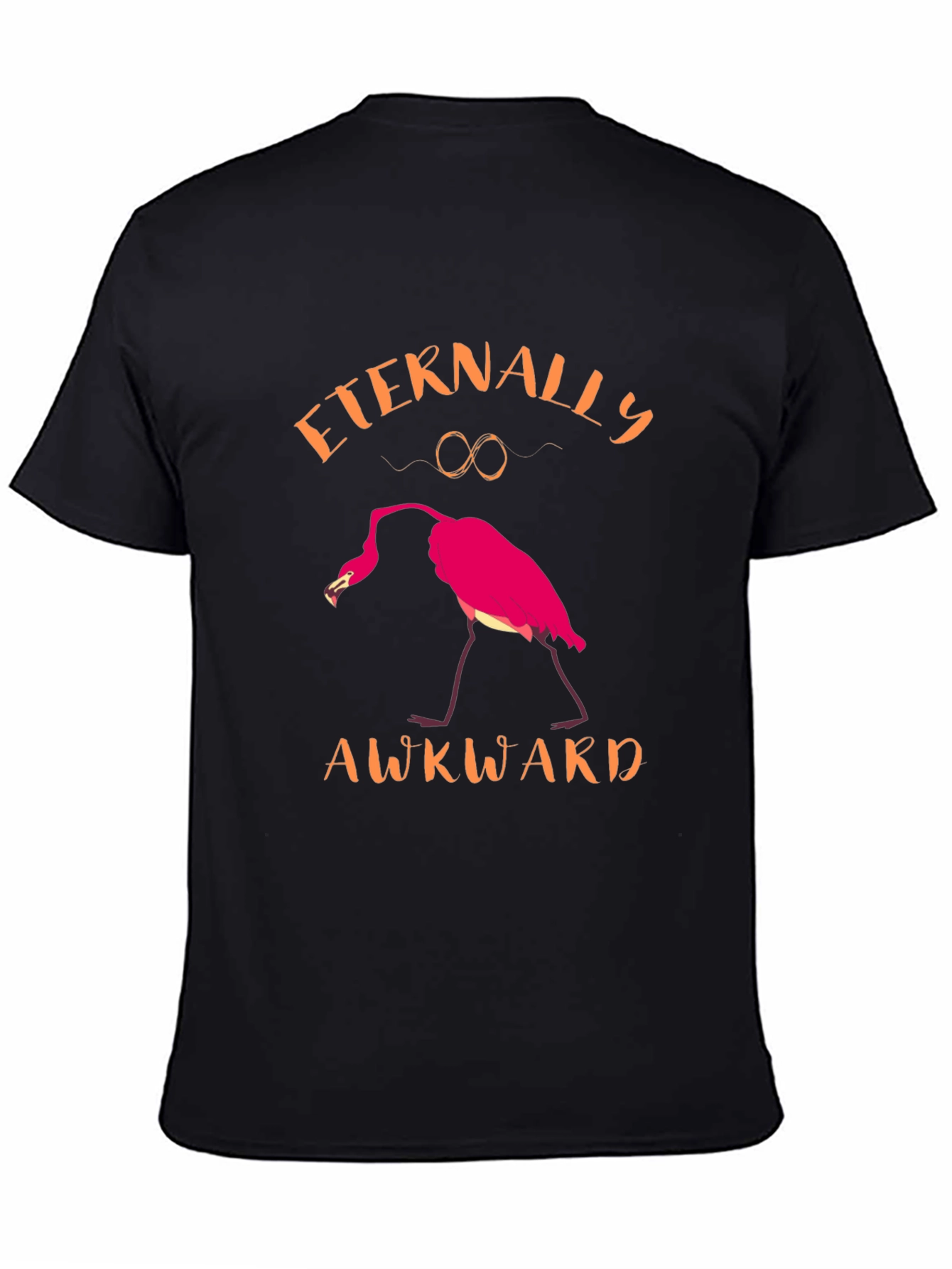 Eternally Awkward Flamingo Graphic Tee