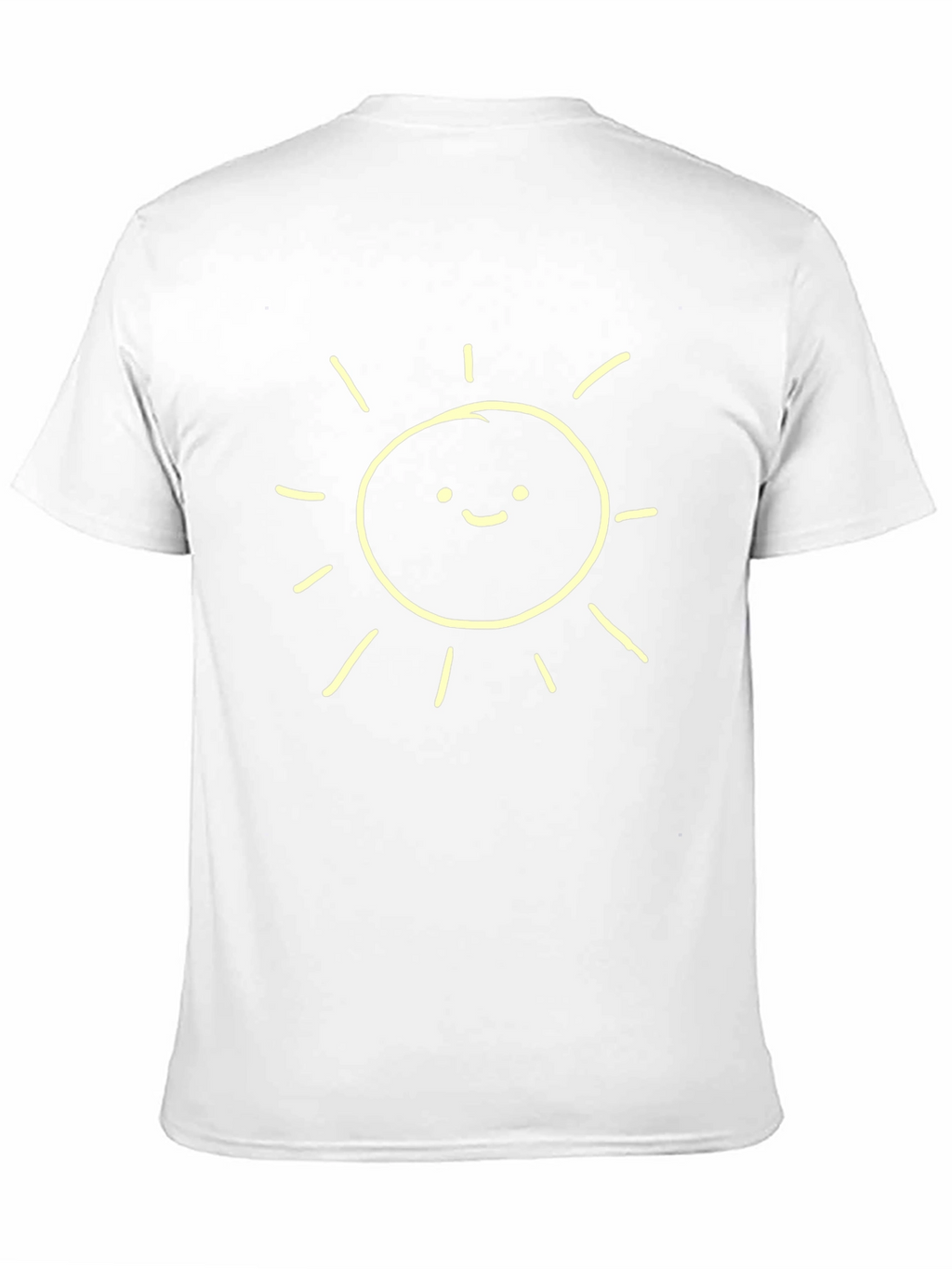 Happy Sunshine Graphic Tee - Classic Black Cotton T-Shirt