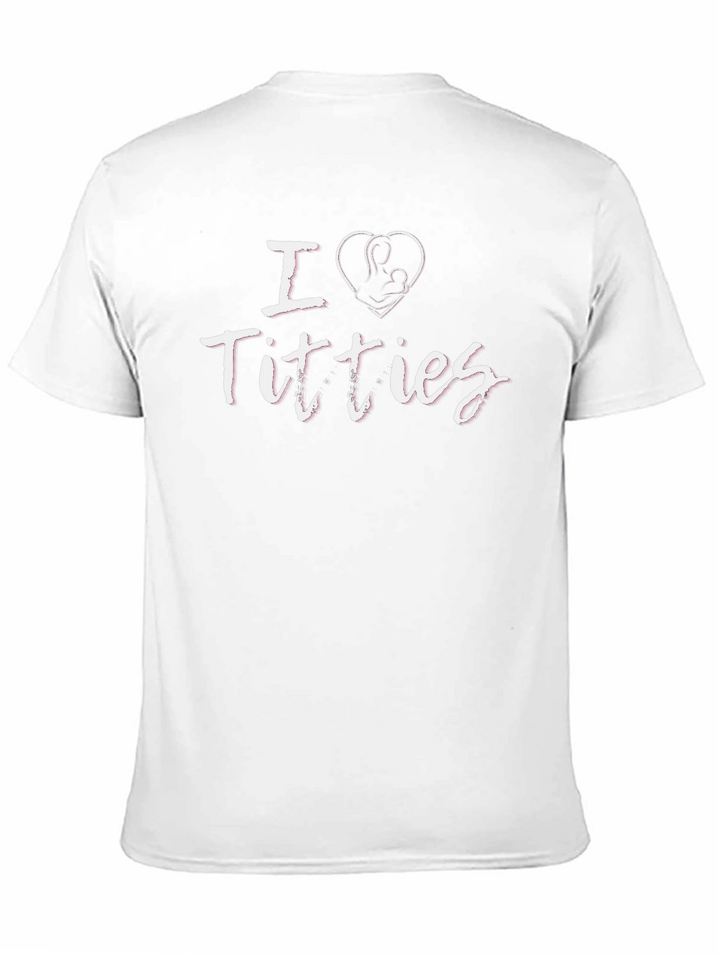 I Heart Titties Funny Breastfeeding Graphic Tee