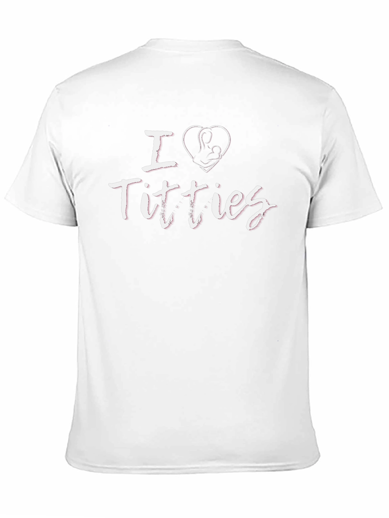 I Heart Titties Funny Breastfeeding Graphic Tee