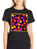 Cherry Bomb T-Shirt - Bold Fruit Pattern