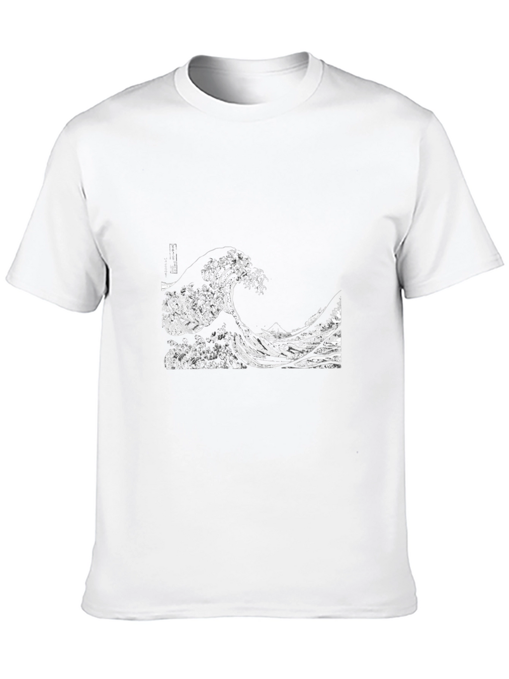 Great Wave Graphic Tee - Black