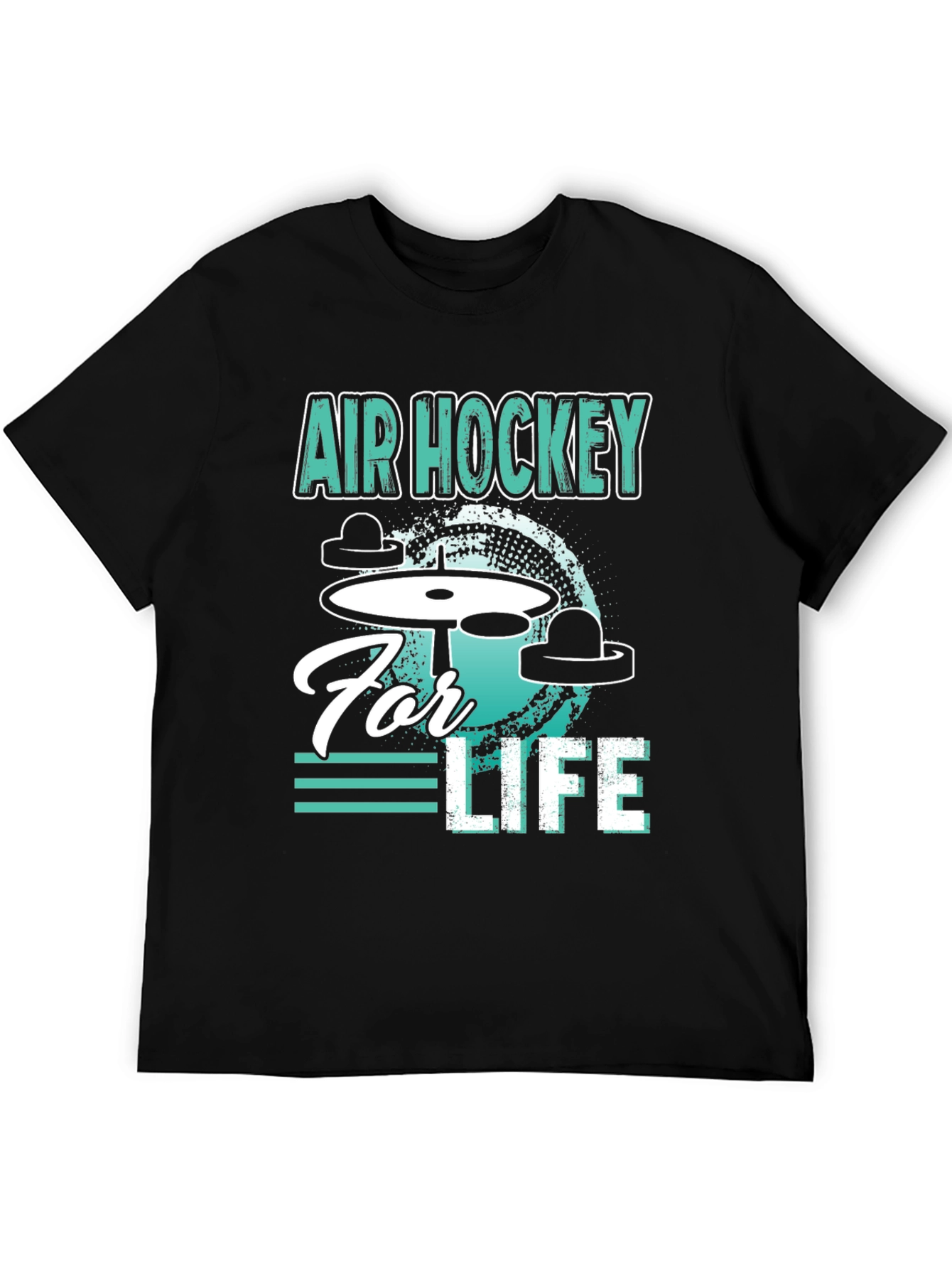 Air Hockey for Life Graphic Tee
