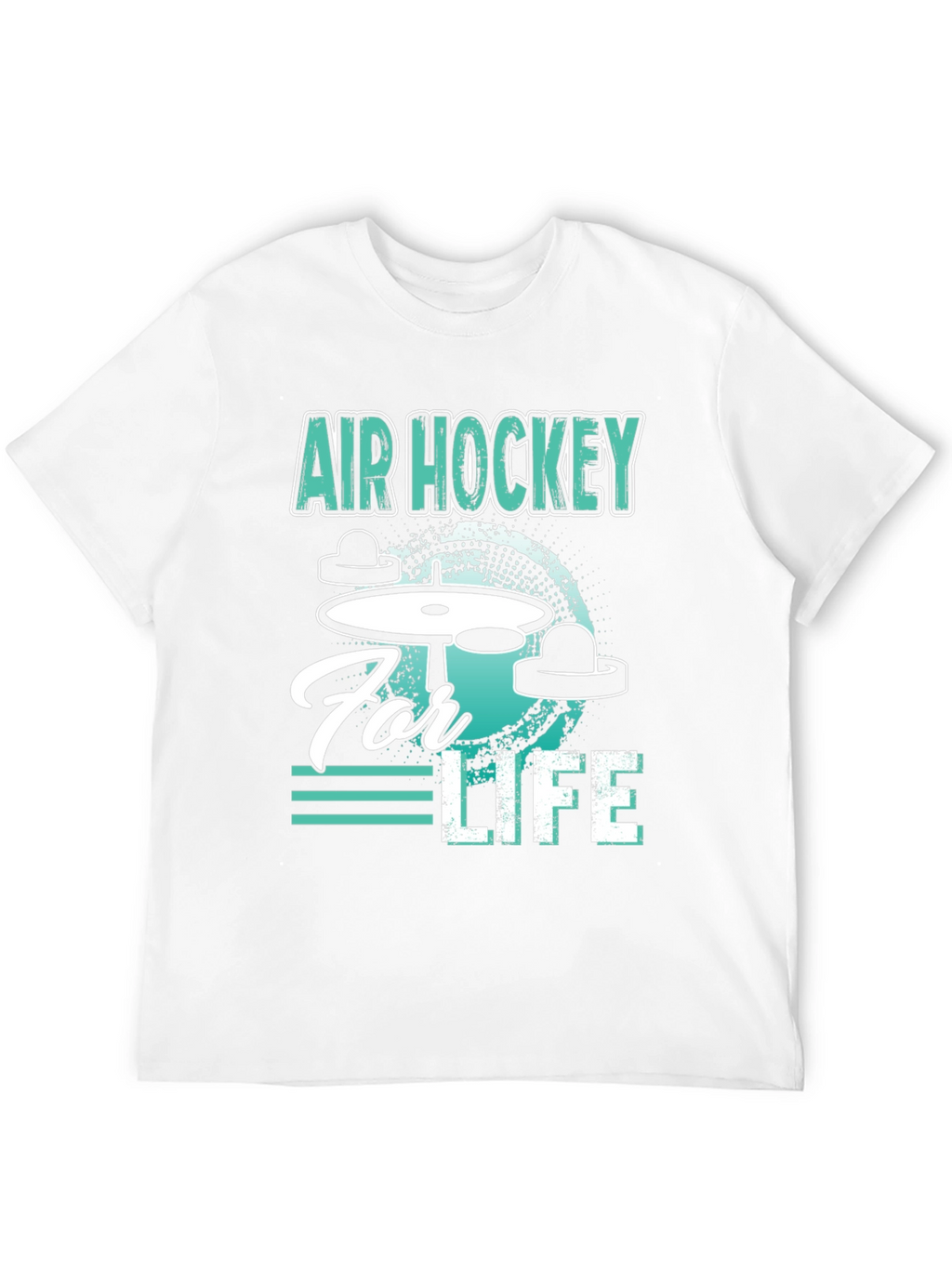 Air Hockey for Life Graphic Tee