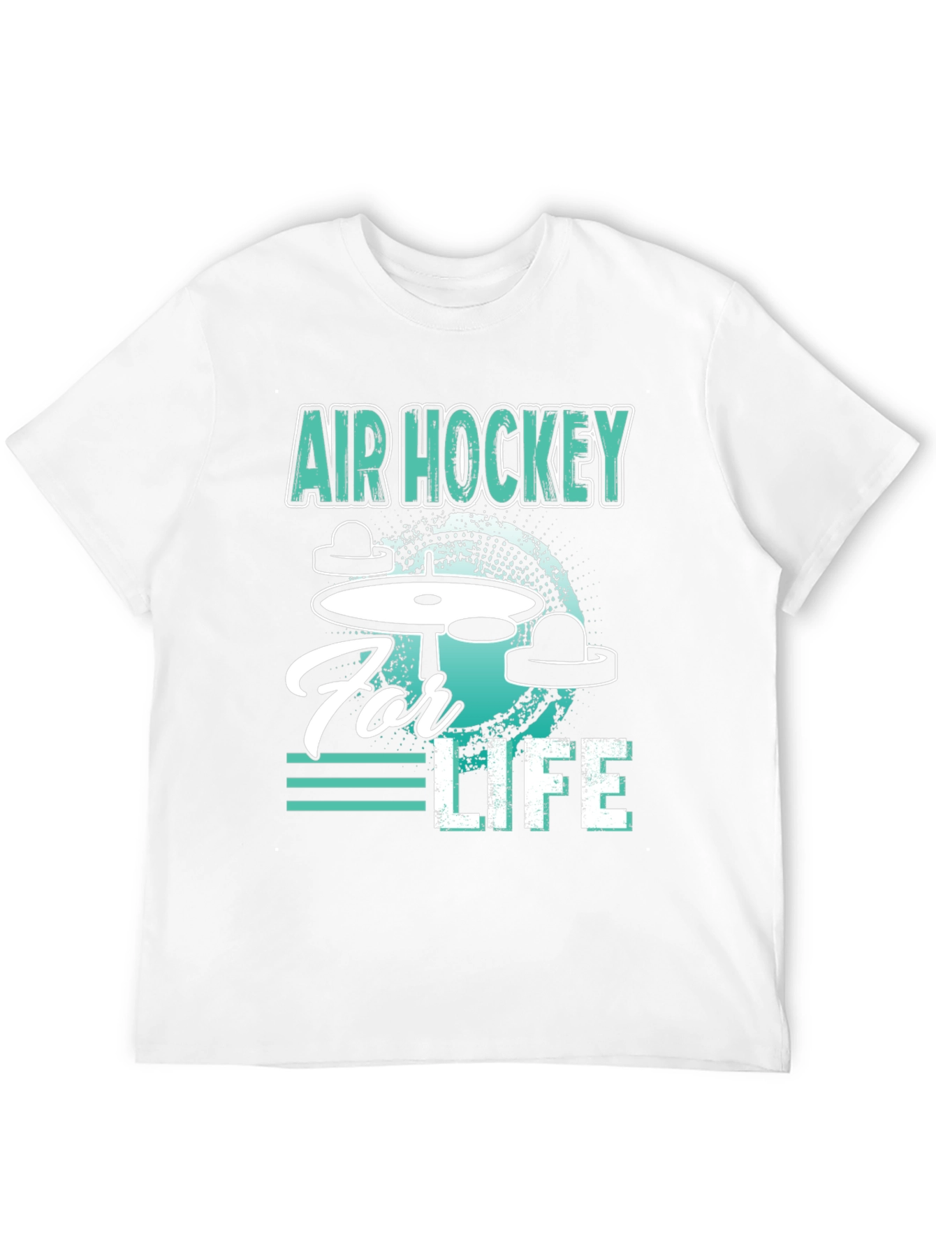 Air Hockey for Life Graphic Tee