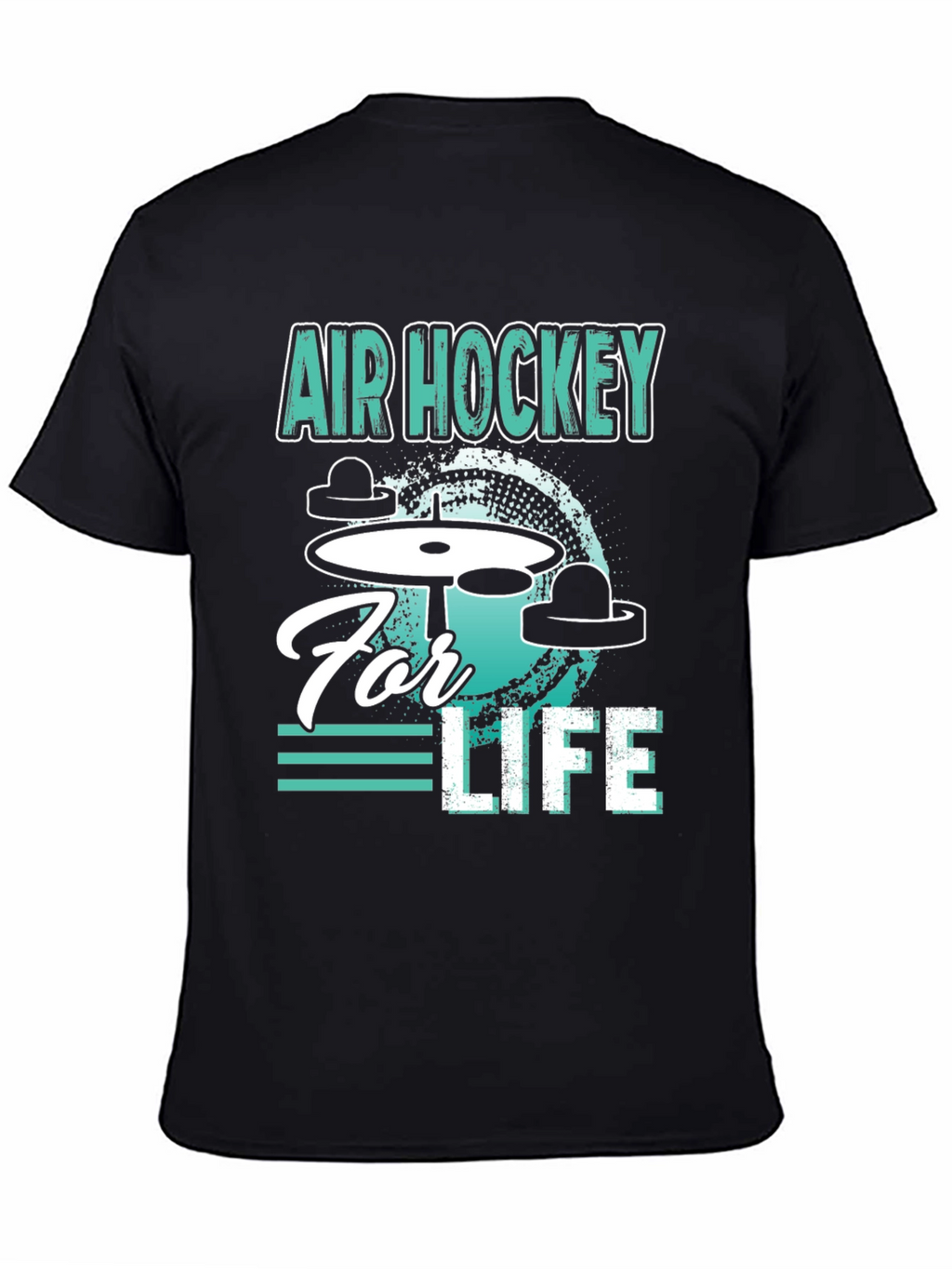 Air Hockey for Life Graphic Tee