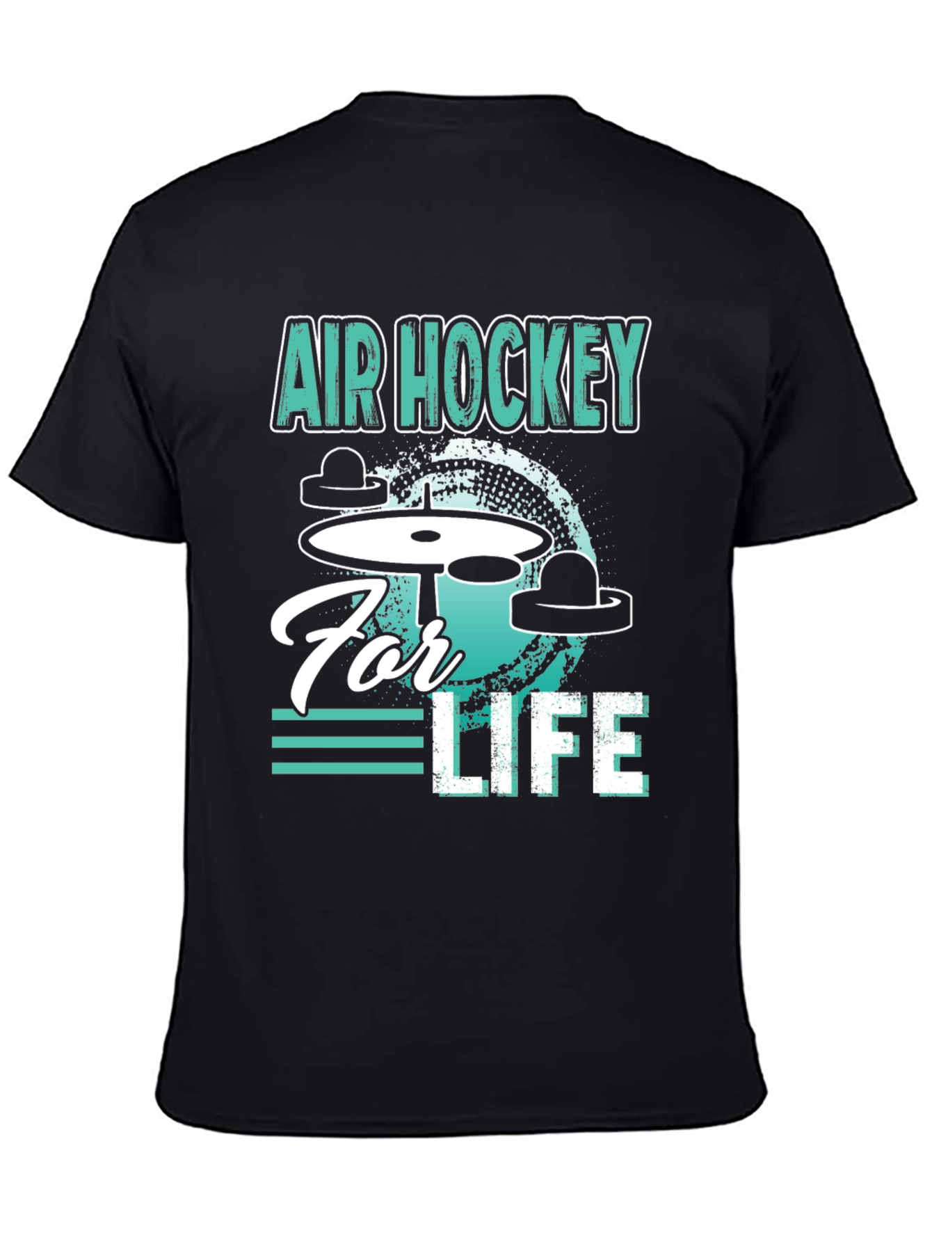 Air Hockey for Life Graphic Tee