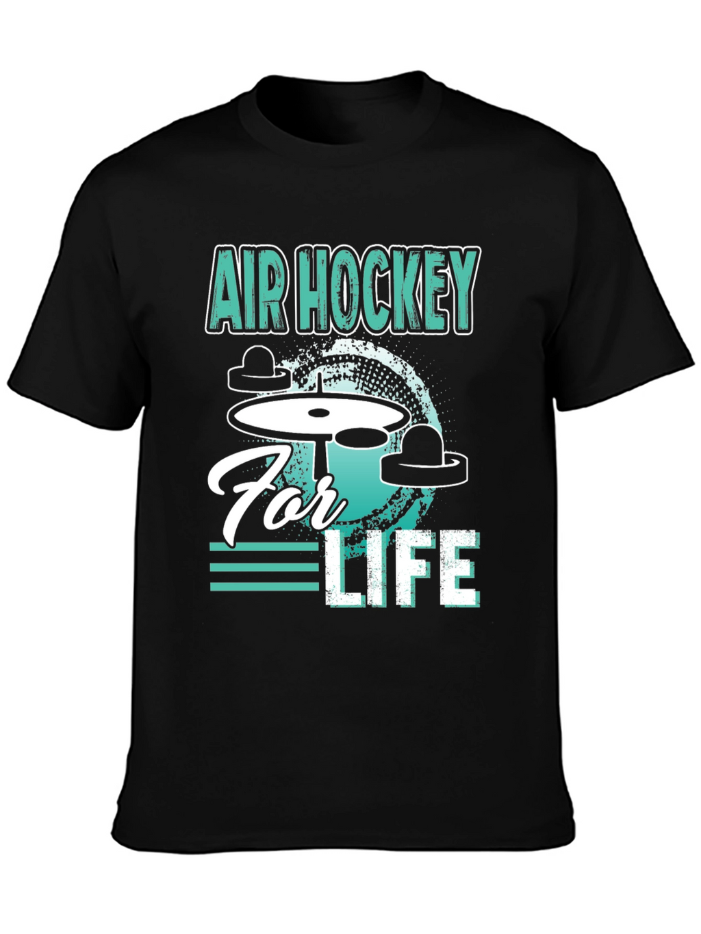 Air Hockey for Life Graphic Tee