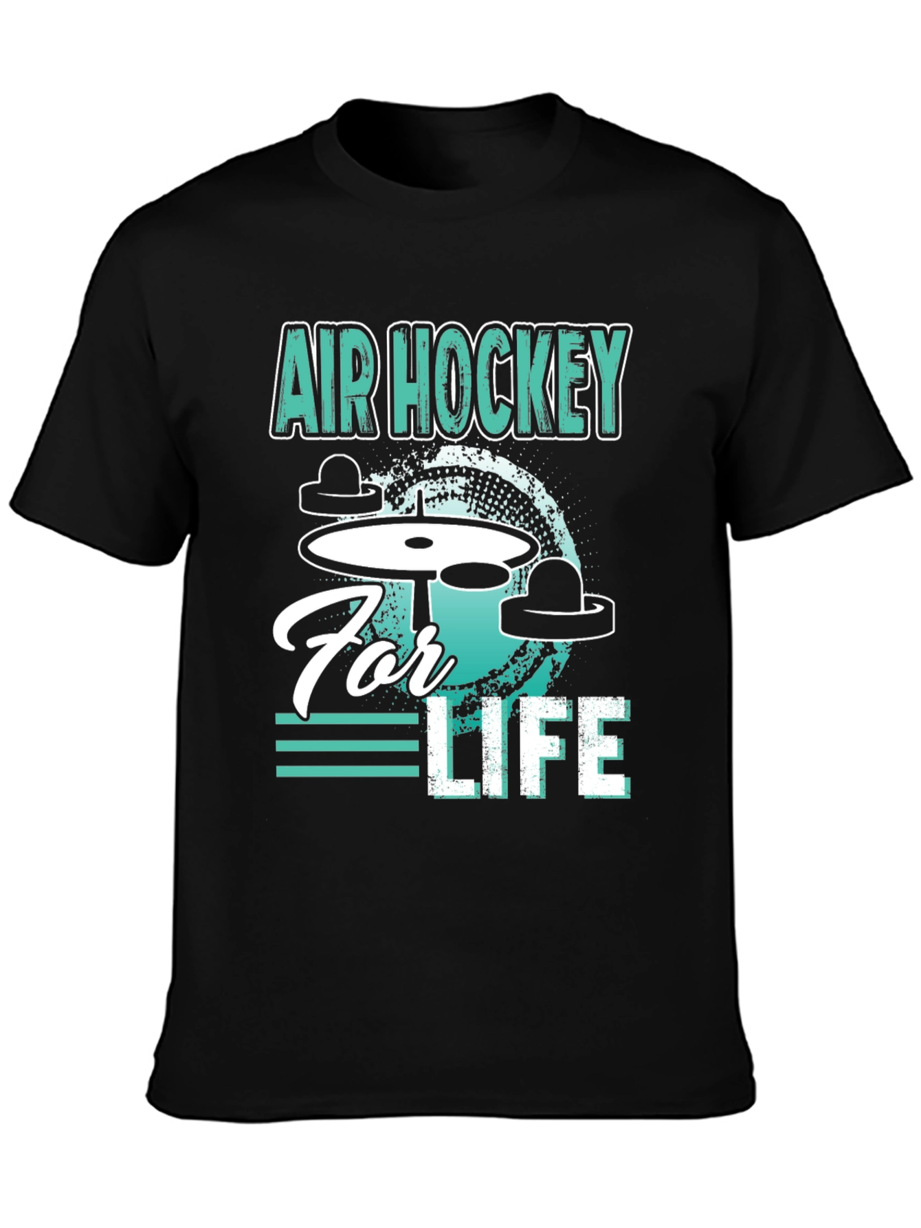 Air Hockey for Life Graphic Tee