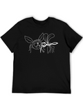 Cartoon Mosquito Graphic T-Shirt