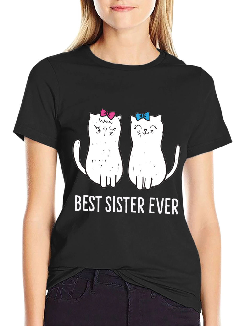Best Sister Ever Cat T-Shirt