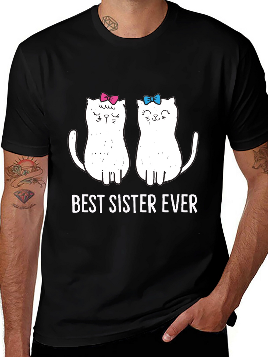 Best Sister Ever Cat T-Shirt